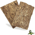 Tfwadmx 2PCS Cork Terrarium Background,11.8"x7.9"Natural Reptile Cork Bark