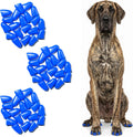 zetpo Dog Nail Caps & Claw Caps (60 pcs) - Anti Slip Dog Toe Grips & Covers for Hard Floors - Instant Traction & Mobilit