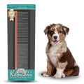 Kenchii Premium Satin Rose Gold Grooming Combs (Medium)