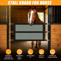 Horse Stall Guard 35.5-47In Aisle Guard Adjustable Horse Stall Gate