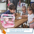 Hamster Cages, A Wire Rat Cage with a Large Space for Dwarf Hamsters, Guinea Pig, Gerbils, Mouse or Other Small Animal C