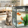 6PCS Aquarium Lid Clips,Top Cover Lid Hood Support Holder For Rim Fish Tank