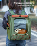 Pecute Small Animal Carrier Guinea Pig Backpack,with Bubble Window