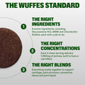 Wuffes Advanced Hip & Joint Chews for Small & Medium Breed Dogs, Vet Recommended, Glucosamine, Chondroitin, MSM, Green-Lipped Mussel & Hyaluronic Acid Supplemen