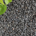 Black Rock, CJGQ 18lb River Rocks Pebbles for Plants Succulents, Decorative Outdoor Landscaping Garden Rocks, Natural Sm