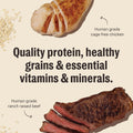 The Honest Kitchen Essential Clusters Whole Grain Beef & Chicken Recipe, Vet-Recommended Human Grade Dry Dog Food for Ad