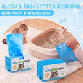 Sherr 500 Counts 5 Boxed Rolls Cat Poop Bags Bulk Odor Proof Leak Proof Cat Litter Waste Bags for Pets