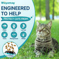 Woyamay Flea Treatment for Cats, 200 Treats Flea and Tick Prevention for Cats Chewables, Natural Cat Flea and Tick Treatment Chews Daily Oral Flea Supplement, Kitten Cat Flea Treatment, Chicken Flavor