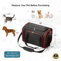 EliteField Soft-Sided Pet Carrier (3-Year Warranty, Airline Approved), Foldable Travel Bag with Removable Fleece Bed for Dogs, Cats & Small Pets, Scratch-Resistant Mesh
