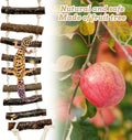 VCEPJH 2pcs Reptile Bridge Leopard Gecko Climbing Ladder Wooden Basking Lounger Reptile Tank Accessories for Hermit Crab