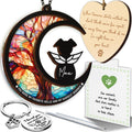 6" DIY Dog Memorial Suncatcher – 4-in-1 Pet Memorial Gifts for Dogs, Loss of Dogs Sympathy Gift | Rainbow Bridge Dog Remembrance Set with Ornament, Keychain & Sympathy Card PS190