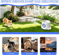 Automatic Ball Launcher for Dogs with 8 Balls - Adjustable Distance up to 50ft,Charger, Whistle & Storage Bag - Interact