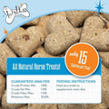 The Lazy Dog Cookie Co. Bitscuits, Horse Treats, Alfalfa, Flax & Peppermint, Pocket Size Biscuits for Horses & Ponies, A