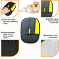 CAIBAO Electrostatic Pet Hair Removal Gloves: Quick Wiping - Reusable & Washable for Sofa Clothing Pet Beds Effortless Cats & Dogs Hair Remover for Busy Pet Owners (1pcs-Black)