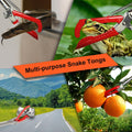 Snake Grabber Tool, 66" Snake Tongs Removal Professional Collapsible Rattlesnake Reptile Grabber Long Reach Grabber Heav
