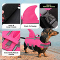 Dog Life Jacket, Small Dog Shark Life Vest for Swimming