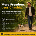 Educator ME-300 Micro E Collar for Dog Training with Remote - 1/3 Mile Range, Waterproof, 100 Blunt Stimulation Levels, 