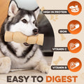 BRUTUS & BARNABY Premium Beef Cheek Rolls for Dogs 10-12" - (3-Pack) Long Lasting, Natural Rawhide Alternative Chews, Id