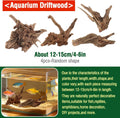 4pcs Natural Aquarium Driftwood Decoration,Perfect for Aquascaping,Fish Tanks and Reptile Habitats,Enhances Underwater A