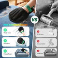 JGLXF Upgraded Pet Hair Removal Glove for Dogs & Cats, Electrostatic Five-Finger Hair Remover for Furniture, Couch, Carpet, Clothing& Car Seat, 1Pcs Reusable Magic Brush Pet Hair Remover Tool (Black)