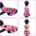 2PCS Halloween Dog Dresses for Medium Dogs Skirts Sundress M