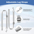 1200D Winter Waterproof Horse Trunout Blanket, 280g Warm Cotton Filling Liner with Turnout Neck Cover Detachable, Medium