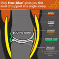Absorbine Flex+Max Equine Joint Supplement Pellets, 10 lb Tub / 60 Days