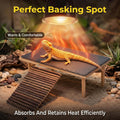Bearded Dragon Basking Platform Rock with Climbing Ramp, Reptile Basking Platform, Bearded Dragon Basking Rock, Slate Ro