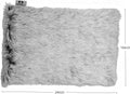 PJYuCien Dog Blanket for Dogs, Puppies and Pets, Lightweight & Portable Fluffy Fleece Throw, Super Soft Plush Cat Blanket for Couch/Car Seat/Furniture, Machine Washable, 16"x24", Grey