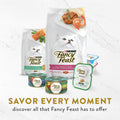 Fancy Feast Purina Appetizers Grain Free Cat Food Flaked Tongol Tuna Appetizer Lickable Cat Food Topper - 1.1 oz. Trays,