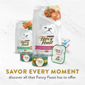 Fancy Feast Purina Appetizers Lickable Grain Free Wet Cat Food Topper Wild Alaskan Salmon Appetizer - 1.1 oz. Trays,(Pac