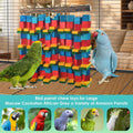 DBNESS Extra Large Bird Toys, 20inch XL Macaw African Grey Parrot Chewing Toys, Natural Wooden Block Knots Tearing Toy P