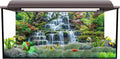48x24 inches Waterfall Aquarium Backdrop Plants Reptile Habitat Background