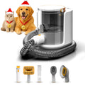 PUPPYOO Grooming Vacuum& Dogs Grooming Kit, 5 in 1 Pet Grooming Vacuum with Pets Clipper Nail Grinder, 1.5L Dust Cup Dog Brush Vacuum Pets Grooming Tools for Shedding Pet Hair