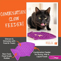 LickiMat Felix, Fish-Shaped Cat Slow Feeders Lick Mat, Boredom Reducer; Perfect for Food, Treats, Yogurt, or Peanut Butt