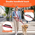 XiaZ Hands Free Dog Leash,Versatile Crossbody Dog Leash,5.9-7.9 FT Waist Belt with Double Handles for Small Medium and L