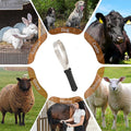 Dual-Sided Shedding Blade,Professional Stainless Steel Safety Horse Fur Scraper-Suitable for Pets Such As Horses, Cats a