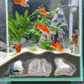 LIYAOLI Aquarium Ornaments Cave Tunnel with Viewing Ports | Fish Tank Decoration Hideout for Pleco, Shrimp & Corydoras |