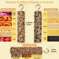KATUMO 3PCS Bird Treats Parrot Crunch Sticks Parakeet Grains Mixed Treats Cockatiel Snacks Budgie Food Sticks for Lovebird Conure Myna Canary Parrots