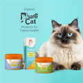 PureCat Digestive Health & Immune Support Supplement Probiotic Powder for Indoor and Outdoor Cats | 6 Billions CFUs Probiotic Powder for Pets | Veterinarian Recommended | Great Tasting Formula