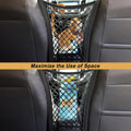 Dog Car Net Barrier for SUV， Upgraded Dog Travel Accessory with Organizers and Storage, Separates Pets from Passengers f