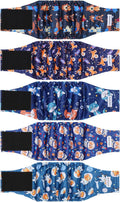 5 Pack Dog Diapers Male, High Absorbing Dog Wraps, Belly Bands for Male Dogs with Incontinence or Frequent Urination, Wa