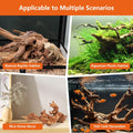 Natural Reptile Wood Bearded Dragon Tank Accessories, Reptile Climbing & Basking Branch Aquarium Driftwood Reptile Hide 