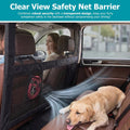 Dog Barrier for Car Back Seat & Cargo Area with Wider Coverage, Universal Fit for Cars, SUVs & Sedans, Dog Car Gate Divi
