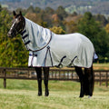 WeatherBeeta ComFiTec Airflow Fly Sheet Detach-A-Neck, Grey/Navy/Burgundy, 78"