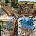 0.88 LB Colored Pea Gravel,Succulent Cactus Topper Dressing Pebbles,3-5mm