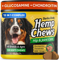 Glucosamine Chondroitin for Dogs - Hip Joint Supplement, Hemp Calming Chews
