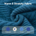 ASENKU Extra-Large Dog Sweater, Dog Sweaters for Extra Large Dogs, Pet Sweatshirt Apparel Turtleneck Pullover Winter for Doberman, Great Dane (Teal Blue, 4XL)