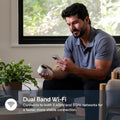 Luna 2K Indoor Camera for Home Security, Dual-Band WiFi 360° Pan-Tilt