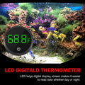 ACEIRMC 4pcs Fish Tank Digital Thermometer Accurate LED Display to ±0.9°F Tank Thermometer Aquarium Temperature Measurem